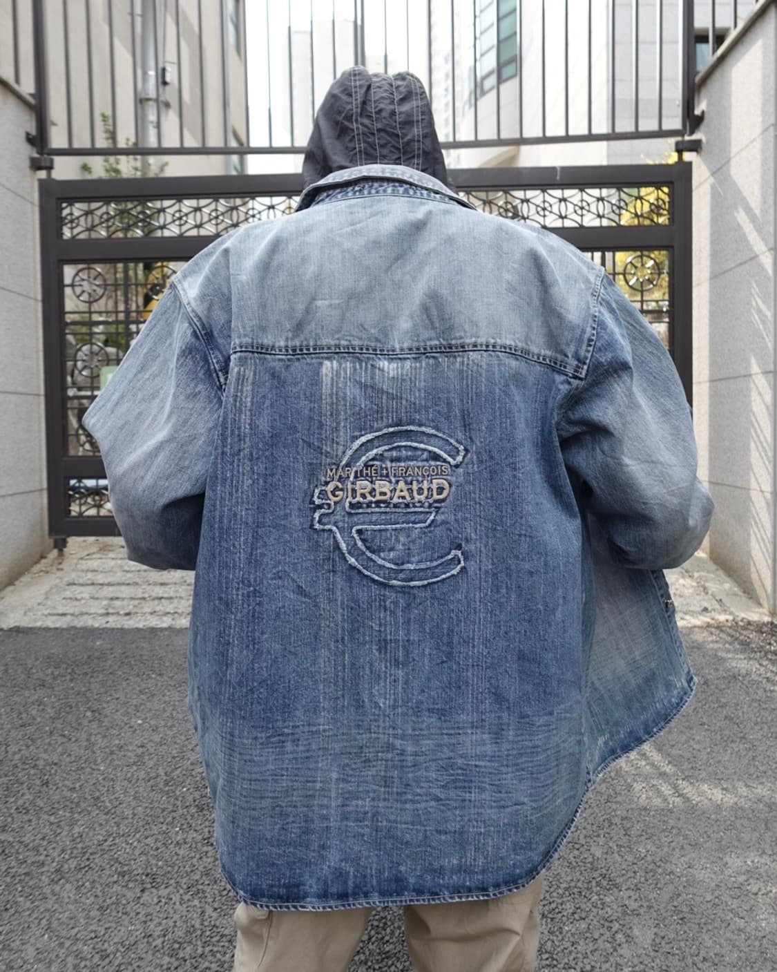 90s 마리떼 프랑소와 저버 데님 커버올 자켓 상품이미지1