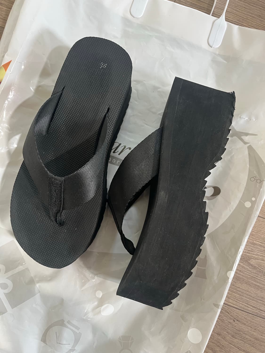 H&m 플랫폼 슬리퍼 상품이미지2