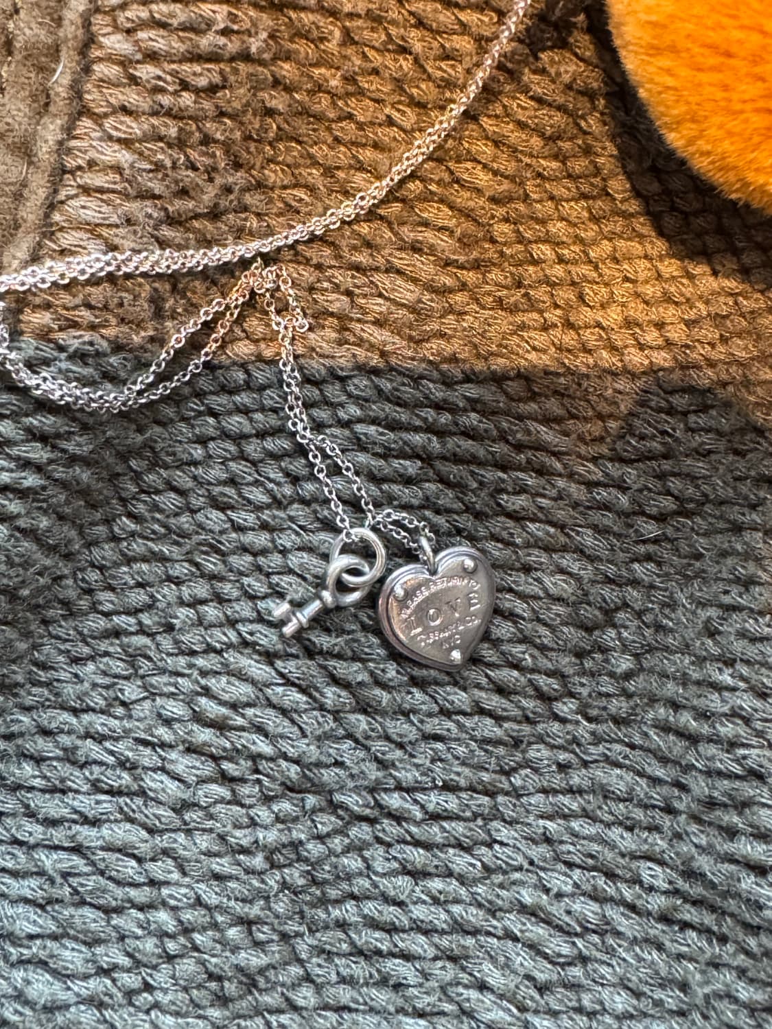 티파니앤코 목걸이 러브하트키 팬던트  상품이미지3