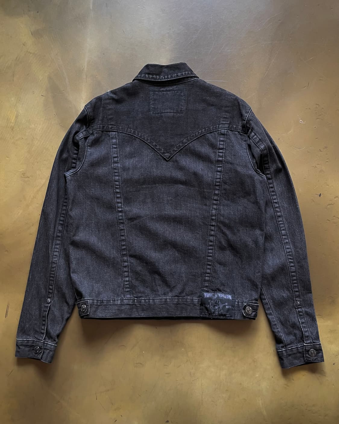90-00s True Religion Black Denim Trucker 상품이미지6