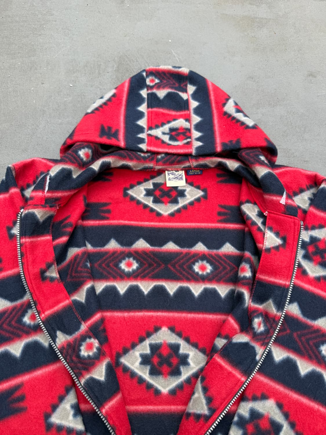 로코 아일랜드 나바호 후리스 후드집업 상품이미지4