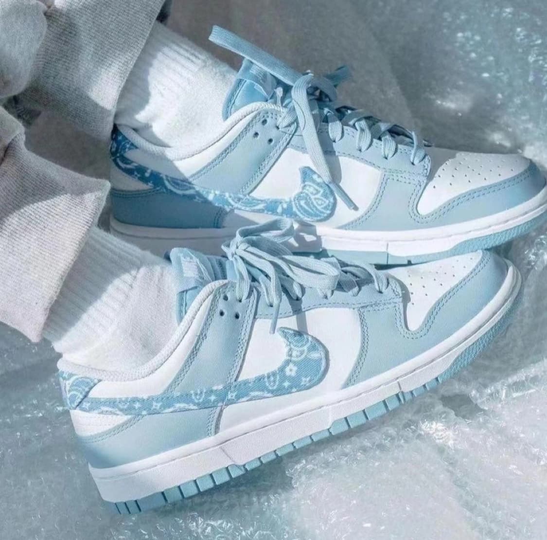 [235]나이키 덩크 로우 에센셜 블루 페이즐리 상품이미지3