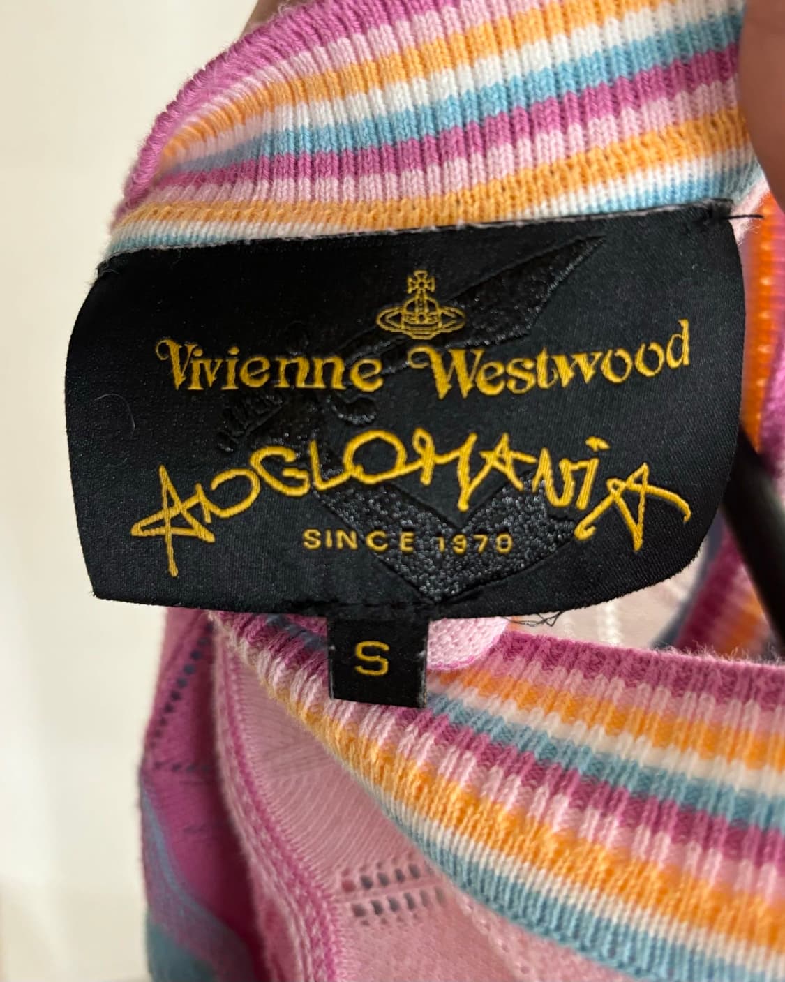 비비안웨스트우드 베아 레인보우 크롭 가디건 상품이미지7