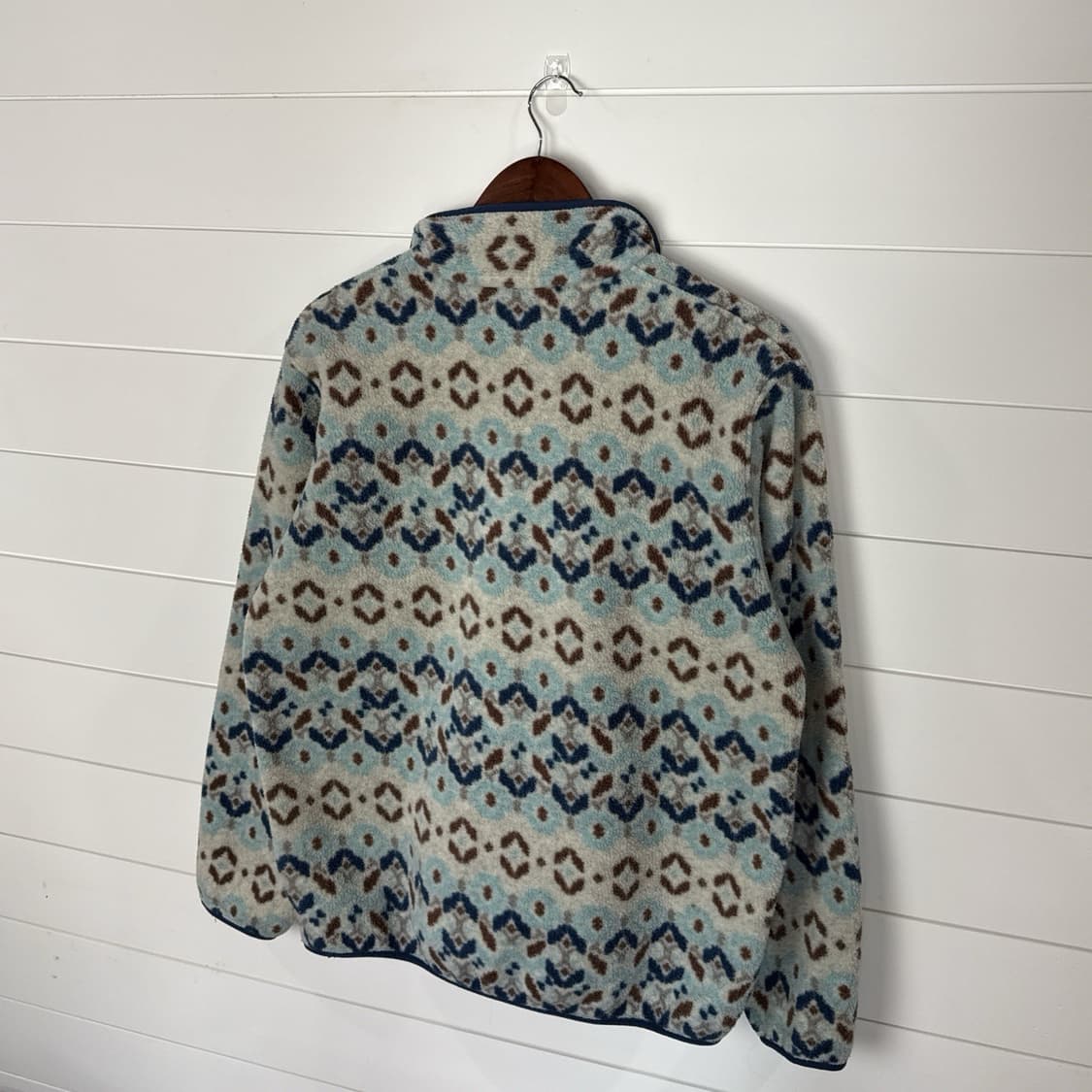 19FW 파타고니아 신칠라 스냅-T 패턴/네이비/브라운 상품이미지5