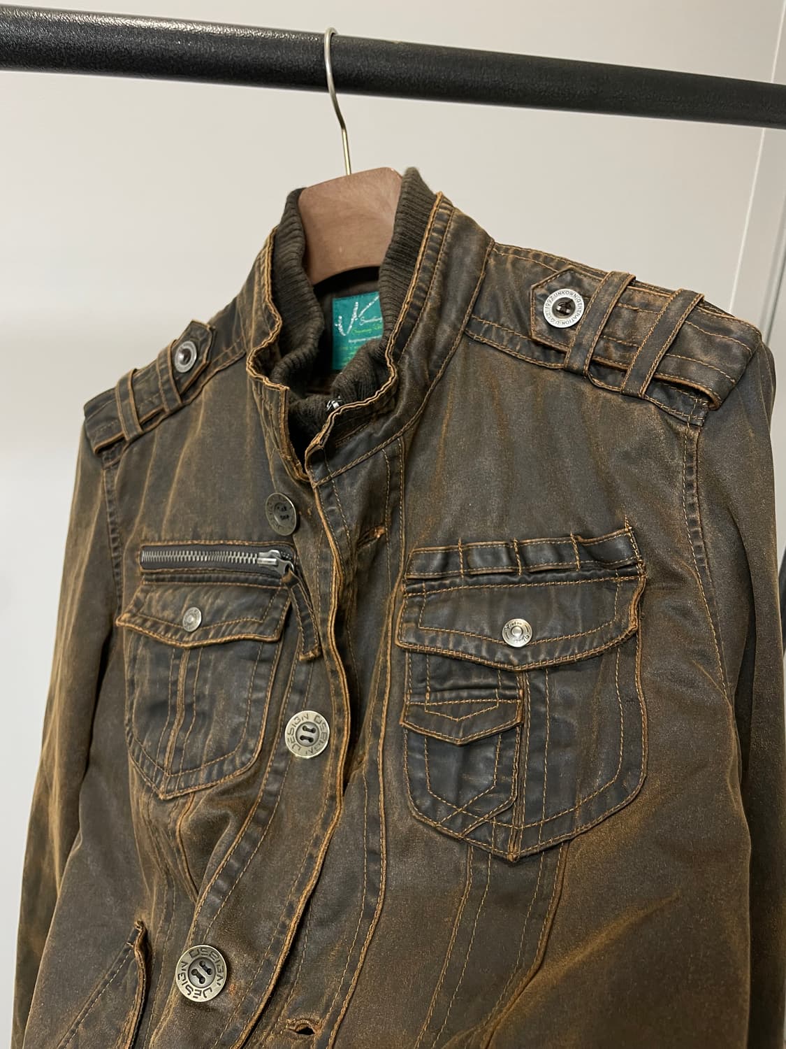 ugiz 더티 오일오싱 레이어드 빈티지 자켓 상품이미지4