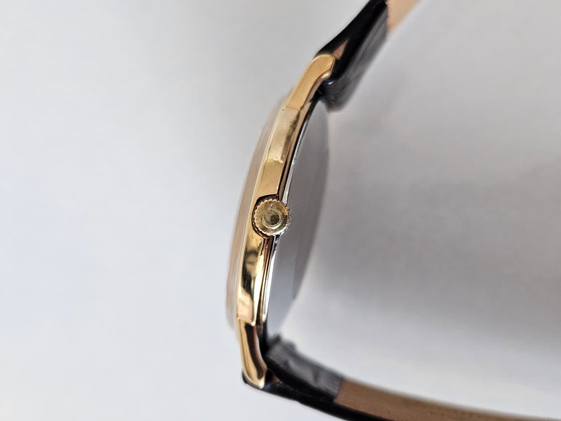 오메가 드빌 금장 가죽 시계 상품이미지6