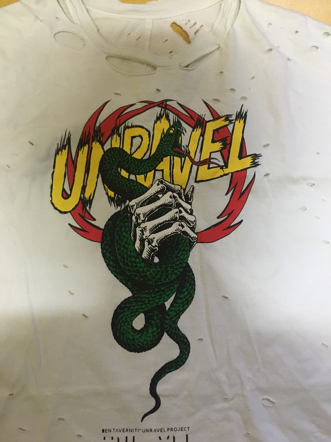 언레블프로젝트 디스트레스드 그런지 민소매  상품이미지2