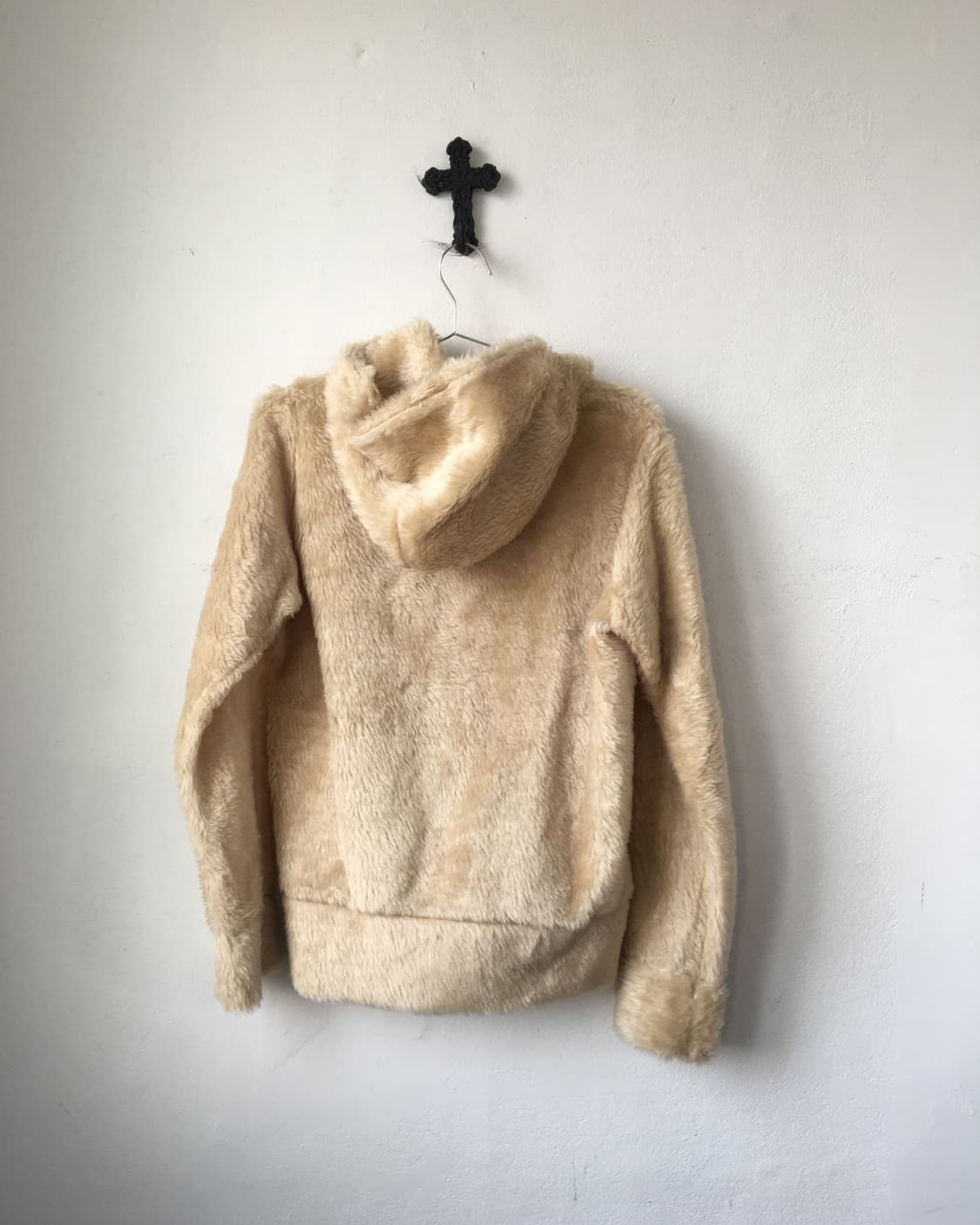 Bear ear hood fake fur jacket 상품이미지3