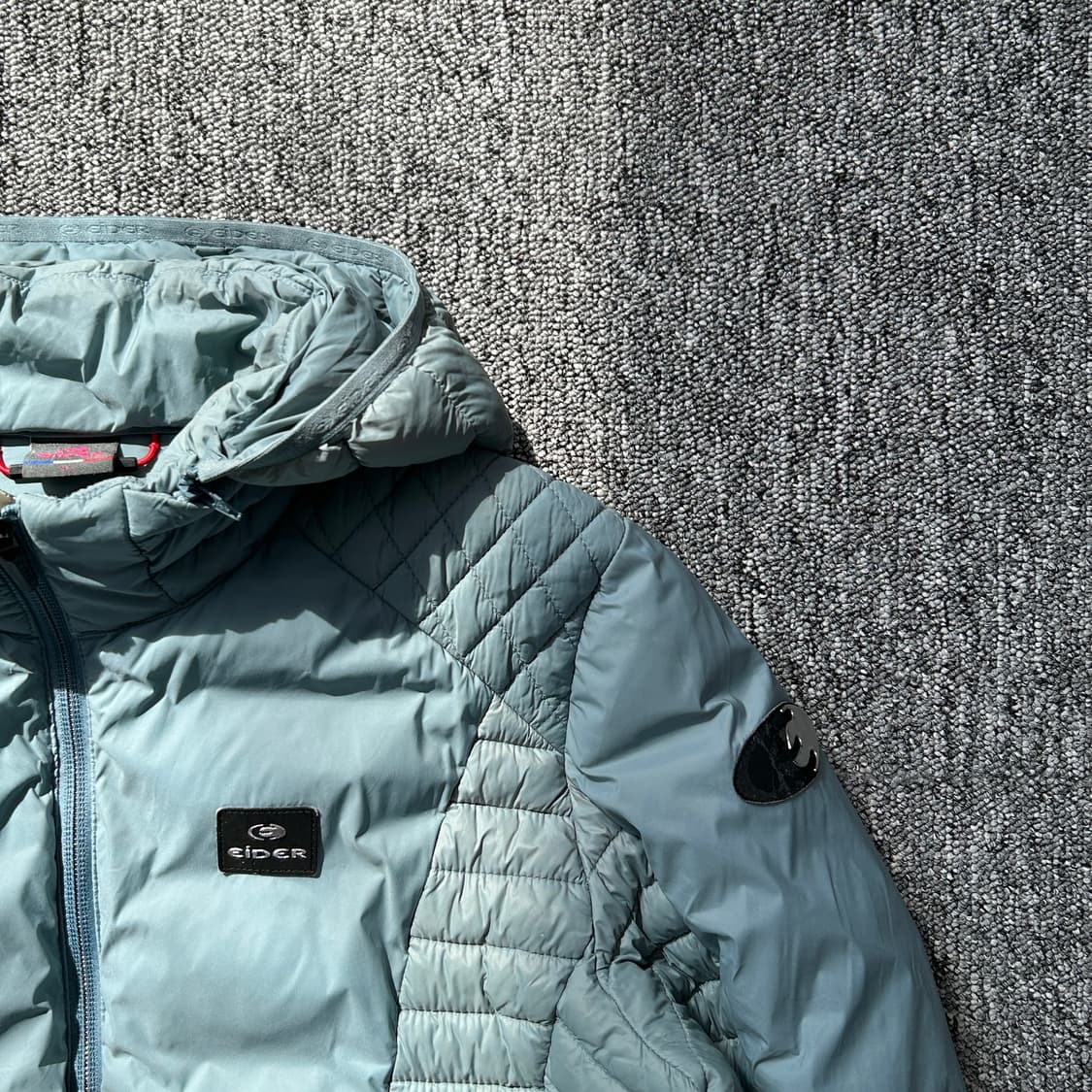 아이더 블루 경량 패딩  상품이미지3