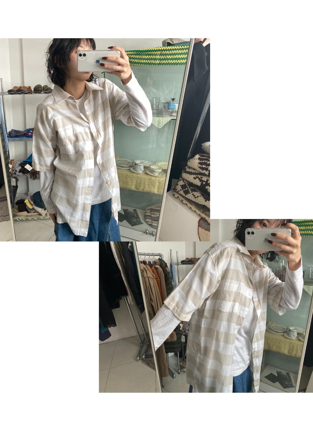 입생로랑 반팔 셔츠 (Man L) 12873 상품이미지1