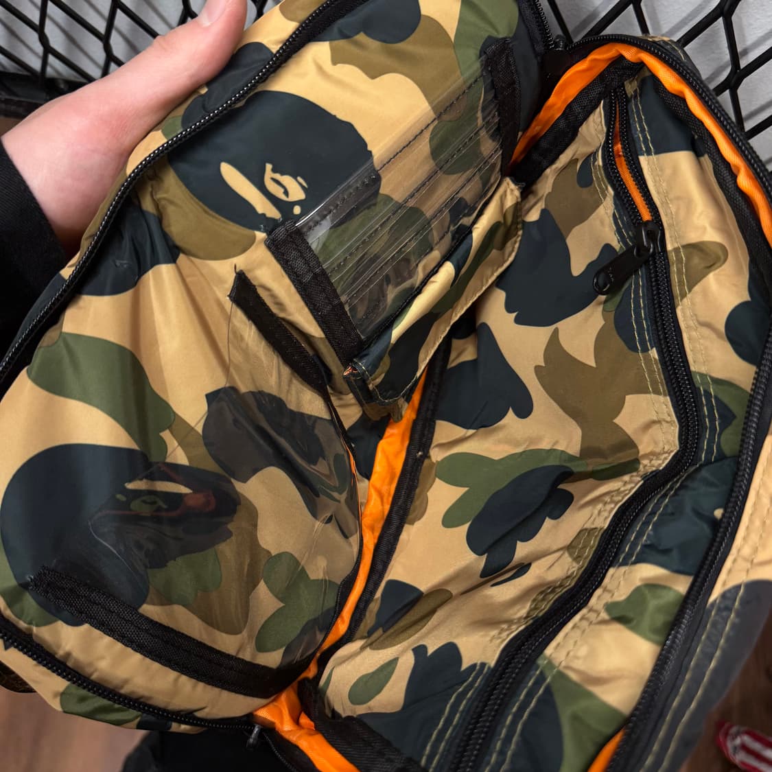 2016S/S 베이프 X 요시다포터 퍼스트카모 웨이스트백 상품이미지6