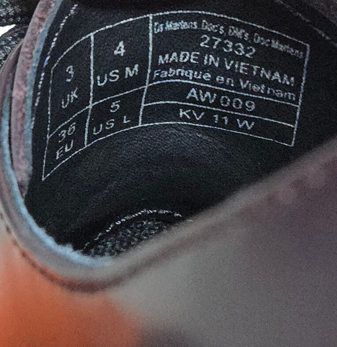 닥터마틴 1461 쿼드 버건디 상품이미지5