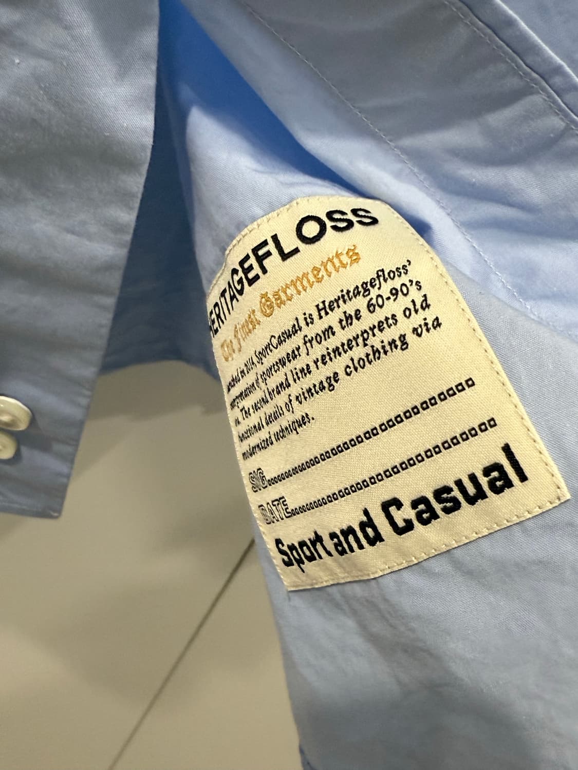 헤리티지 플로스 셔츠 2종 상품이미지8