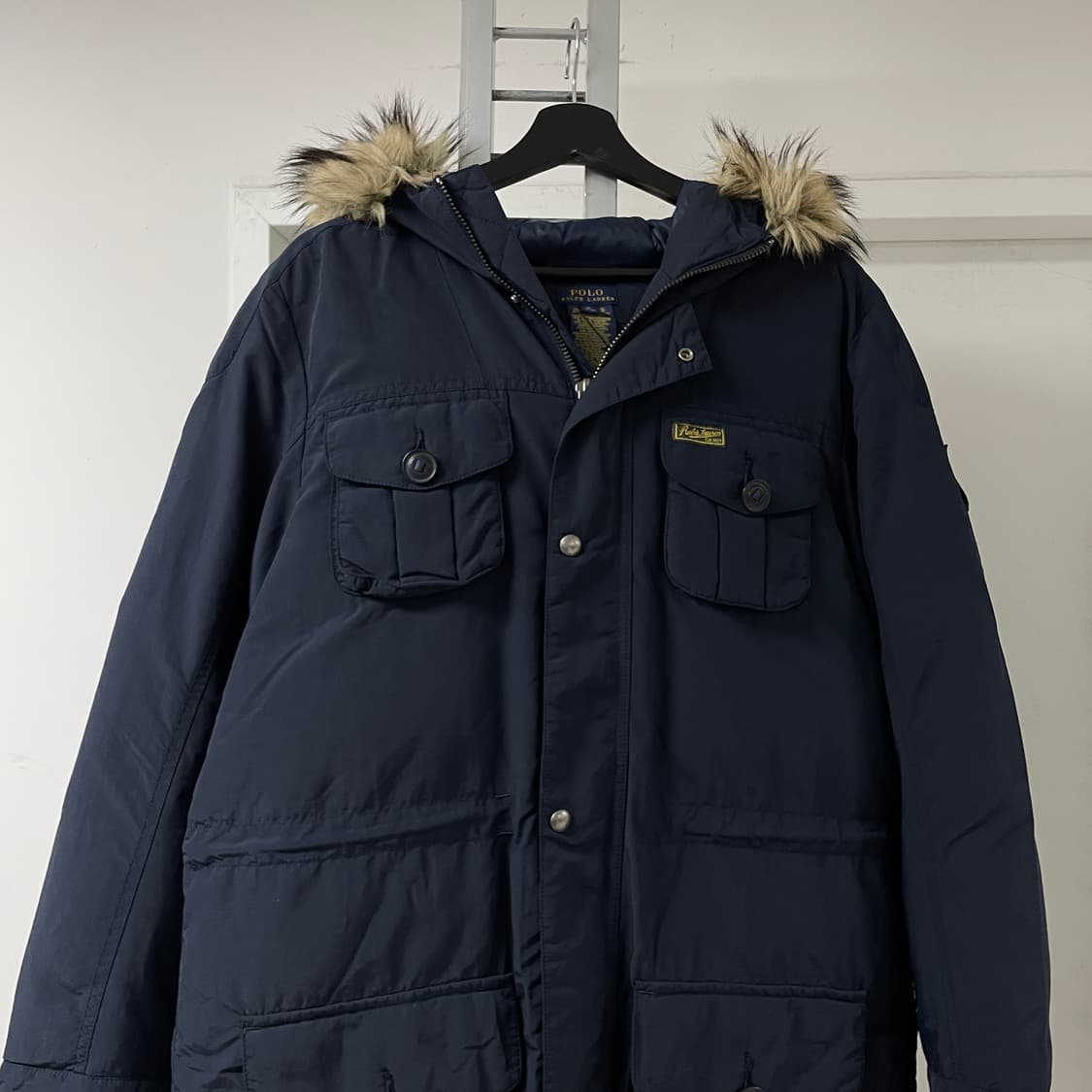 폴로 랄프로렌 네이비 패딩 XL(W) 상품이미지2