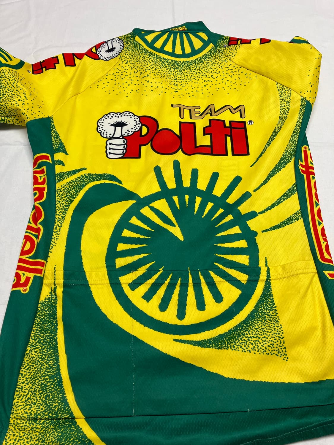 90s 빈티지 Politi 사이클링 반팔 져지 상품이미지5