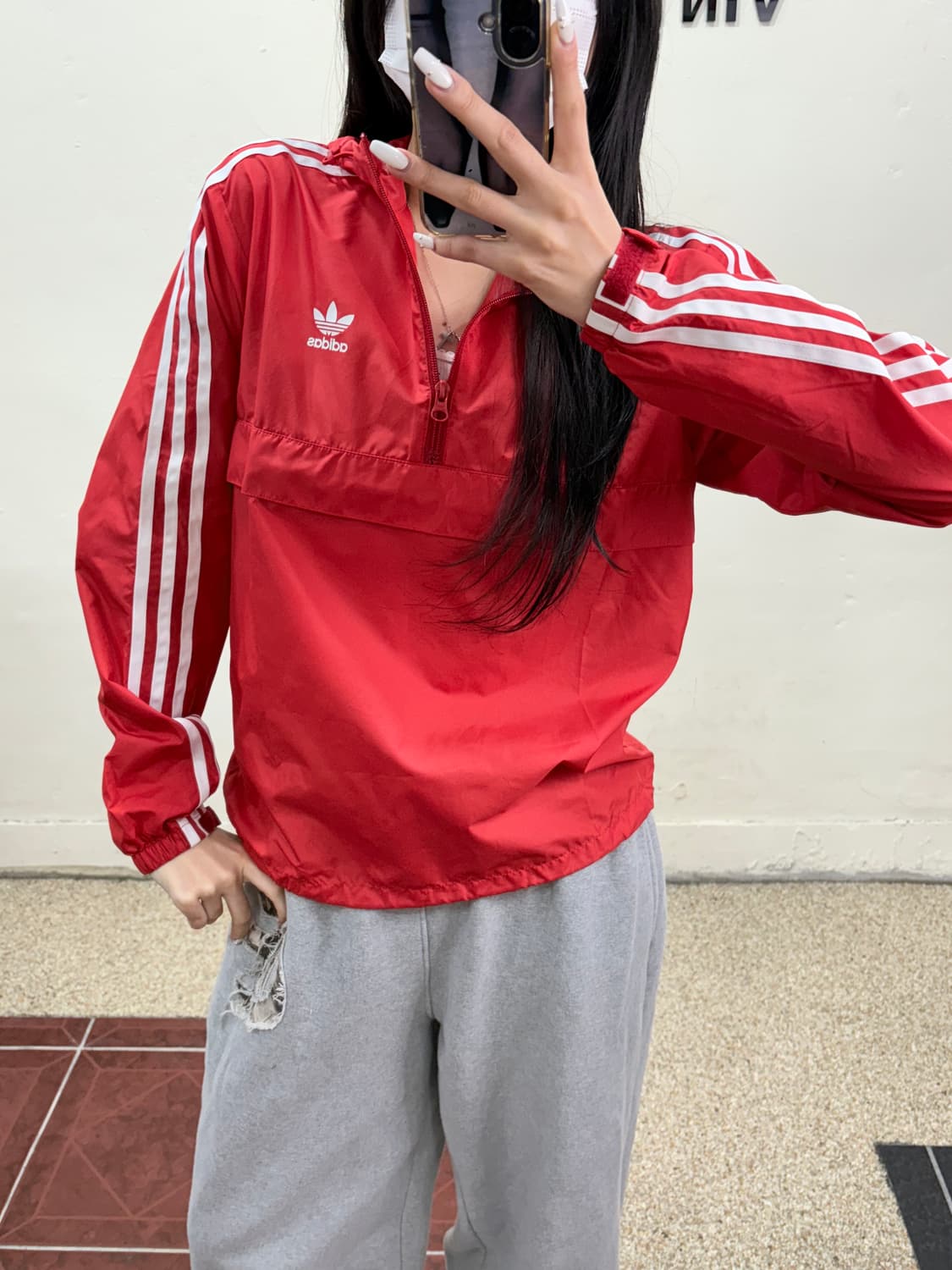 나이키 아노락 레드 상품이미지1