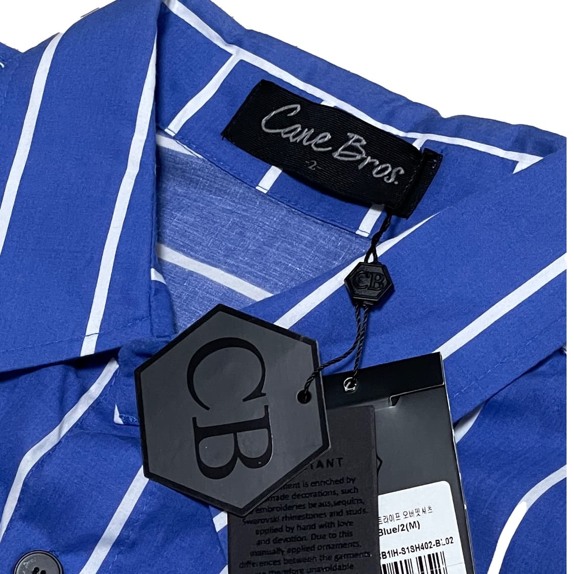 카네브로스 스트라이프 오버핏 셔츠 상품이미지4