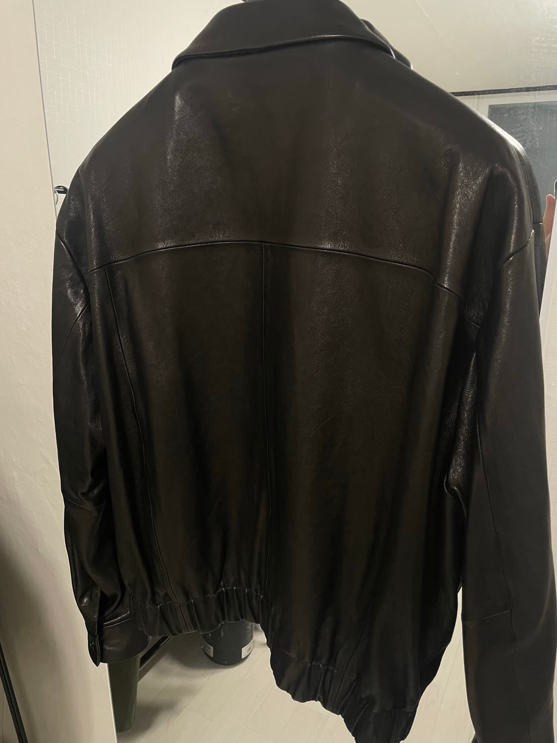 쿠어 램스킨 블루종 가죽자켓 L 상품이미지3