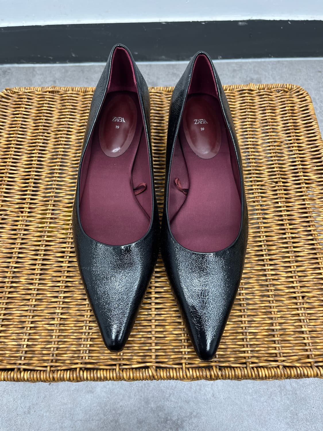 Zara 플랫슈즈 블랙 39  상품이미지1