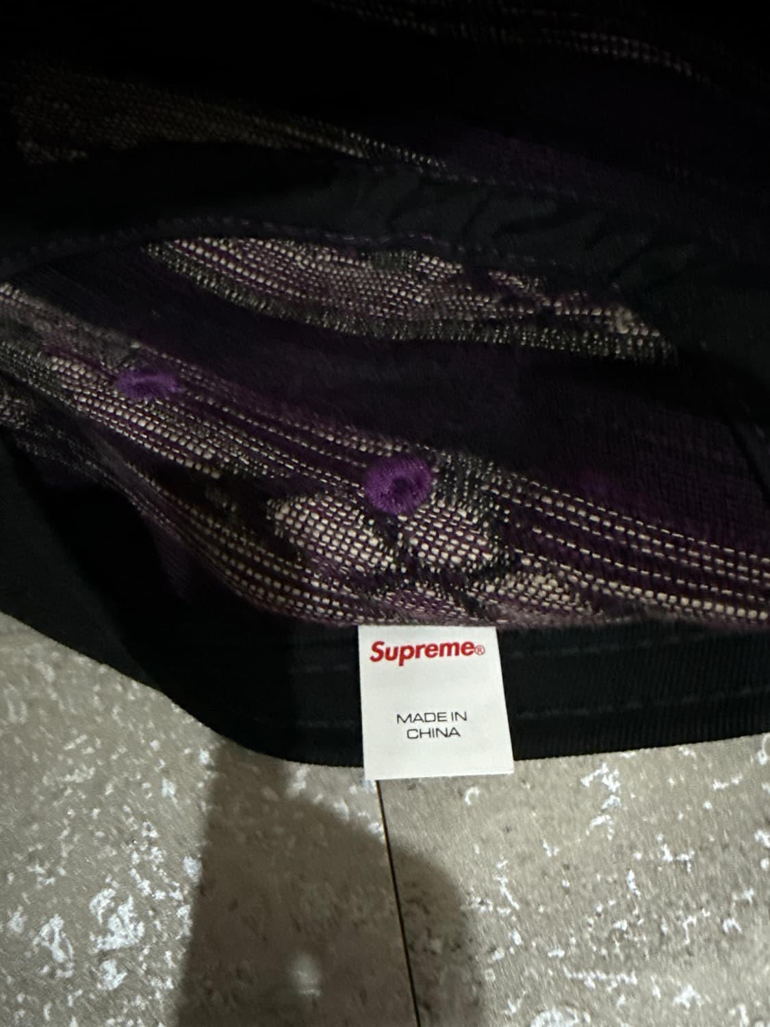 슈프림 22fw 우븐패턴 캡프캡 상품이미지3