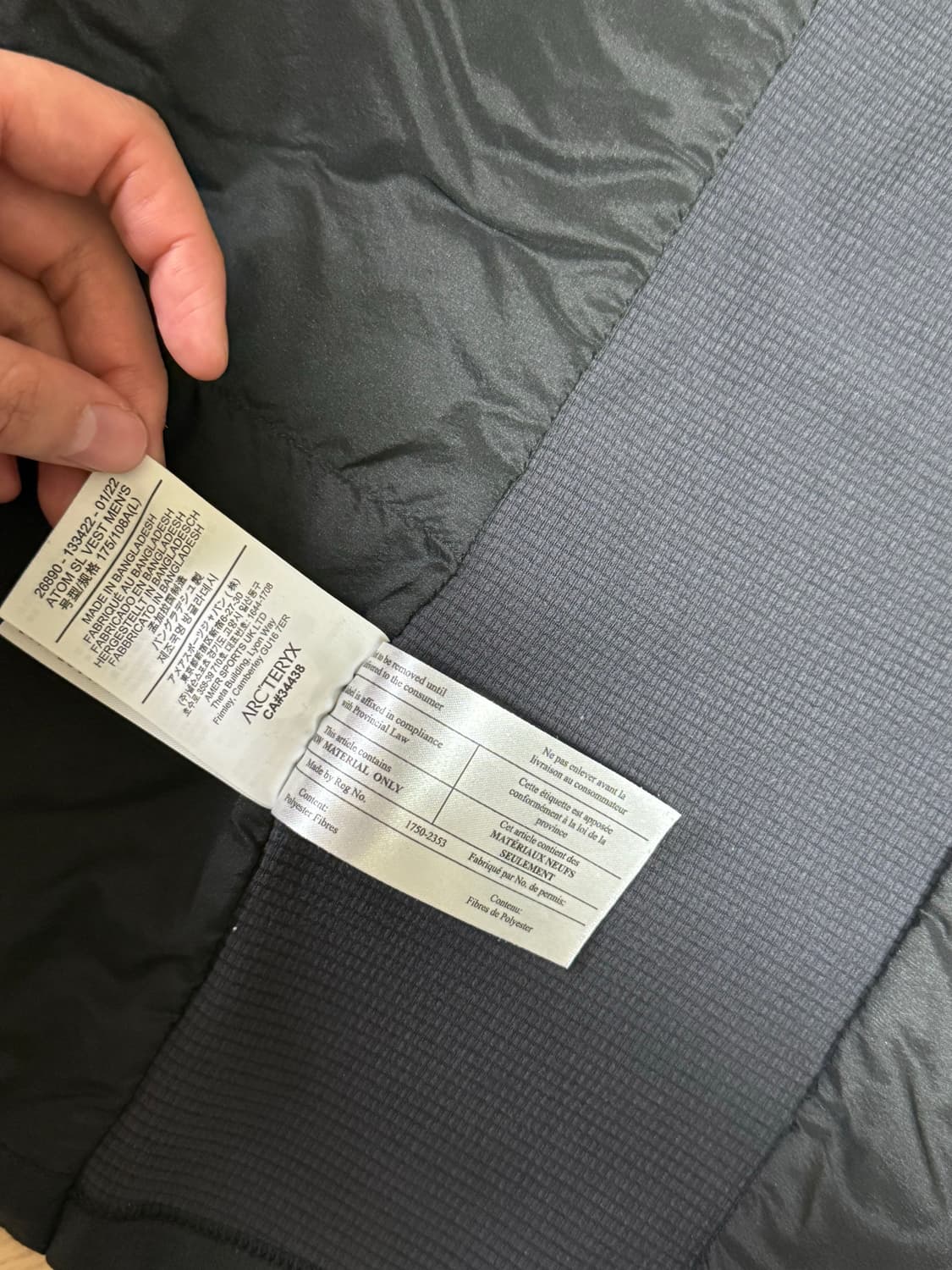 ARCTERYX 패팅조끼 상품이미지4