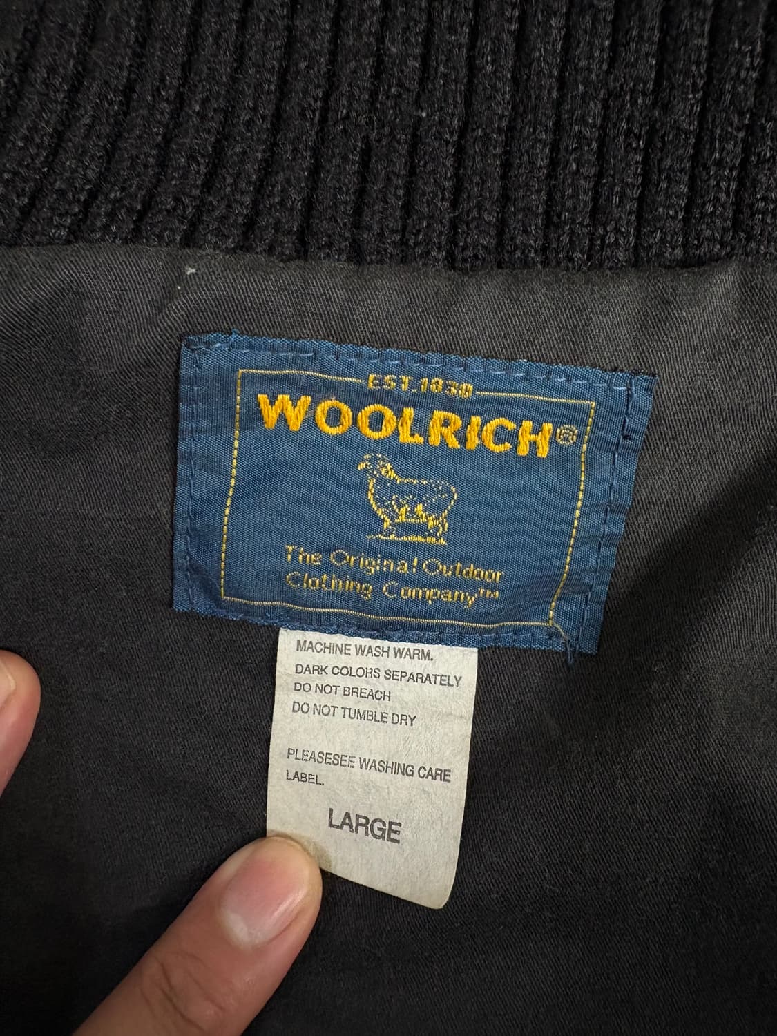 Woolrich 울리치 울른 밀스 울 자켓 L 상품이미지4