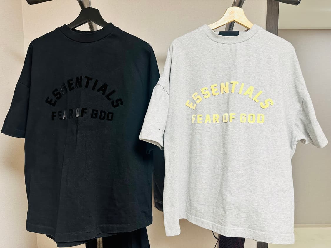 Essentials 정품 헤비 저지 크루넥 티셔츠 라이트 헤더그레이 S사 상품이미지6