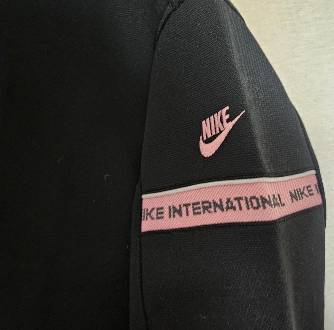 일본 빈티지 나이키 집업 져지/블랙 핑크 상품이미지4