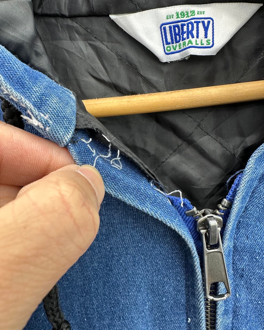 (M)LIBERTY 데님 후드집업-M1286 상품이미지3