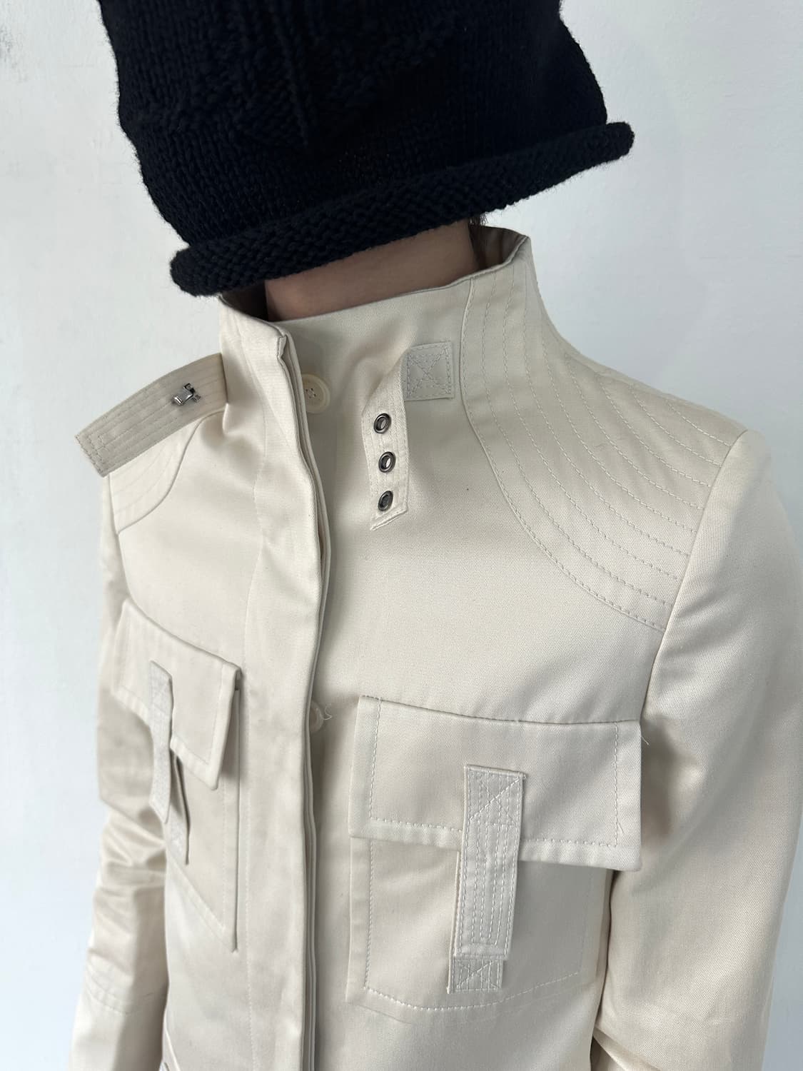 구찌 톰포드 2003 런웨이 멀티포켓 견장 롱자켓 상품이미지3