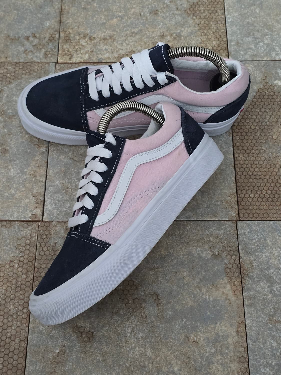 (220)반스 올드스쿨 핑크 네이비 상품이미지3