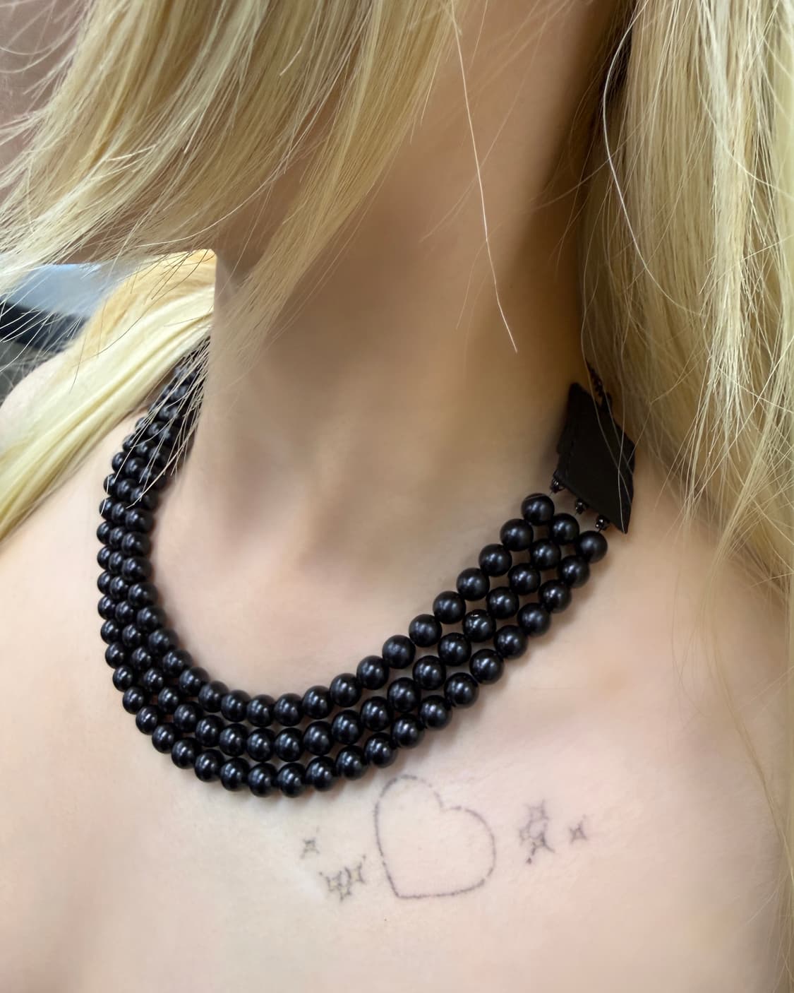 언더커버 03AW “Paper Doll” 펄 비드 초커 상품이미지2