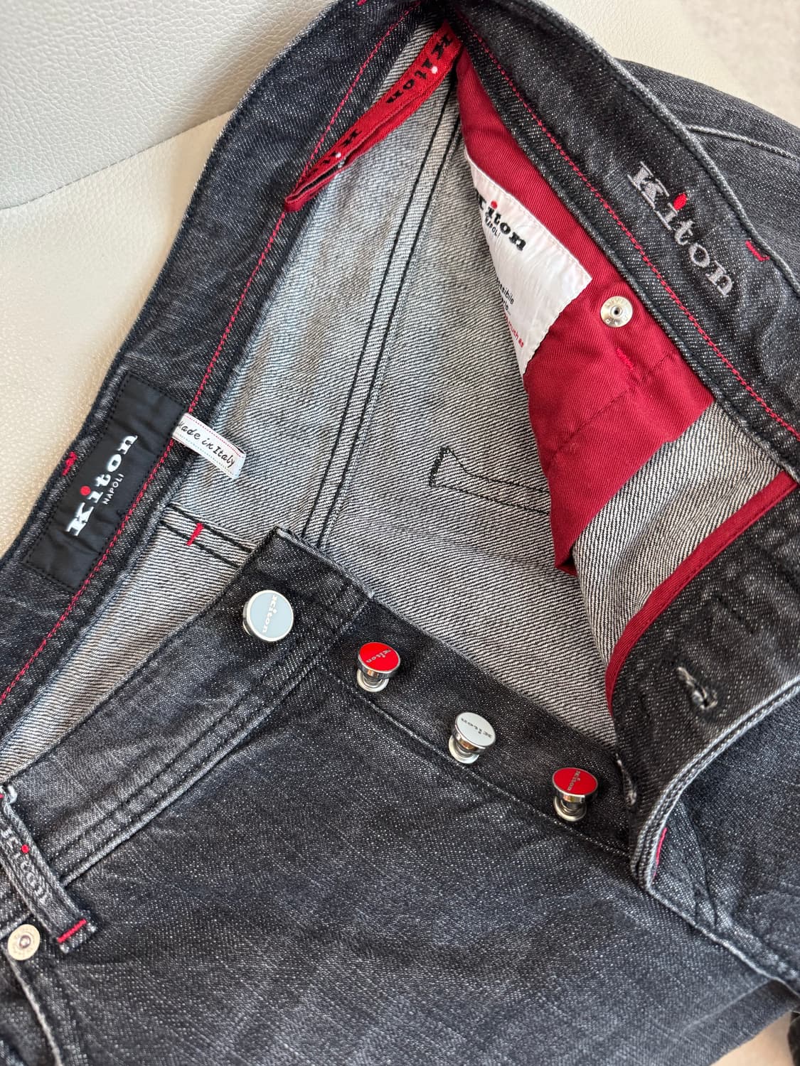 키톤 블랙 워싱 데님 팬츠 32 상품이미지4