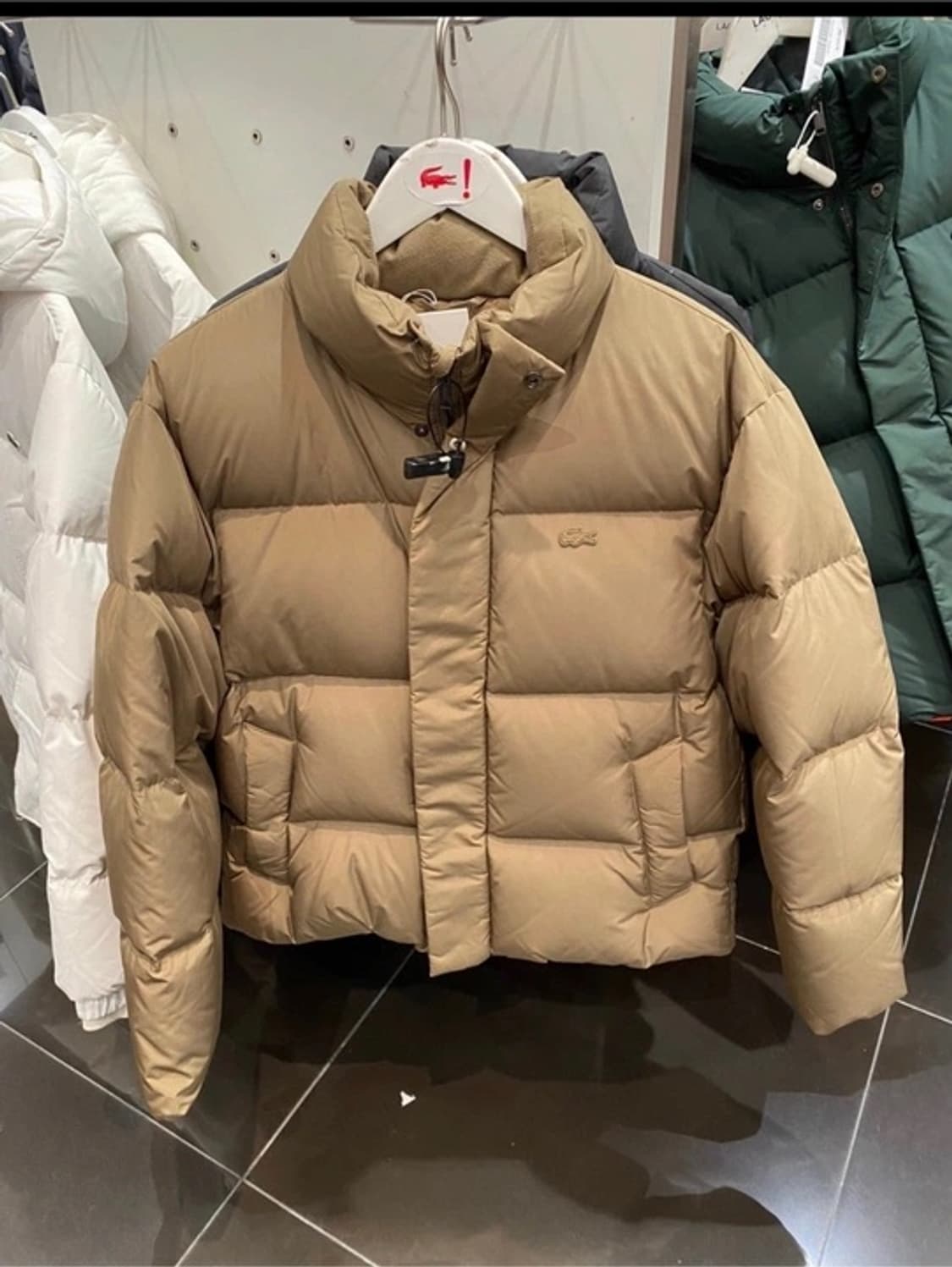 라코스테 패딩 L사이즈 상태 최상 상품이미지1