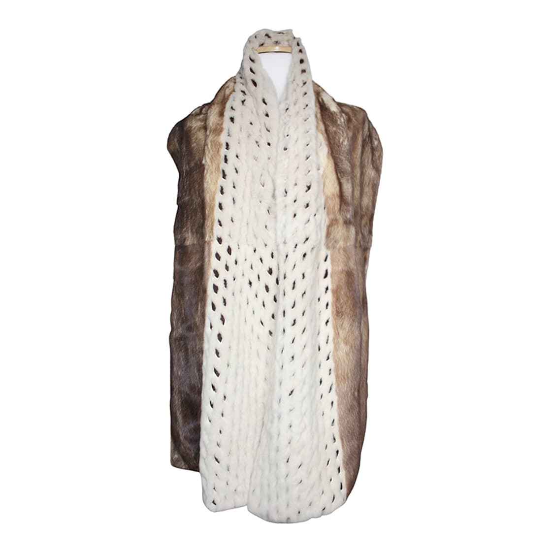 워터빌 투톤 밍크 퍼 숄 머플러 상품이미지4