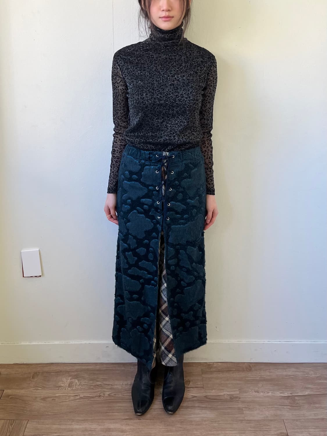 ALGONQUINS 아카이브 퍼 스커트 상품이미지7