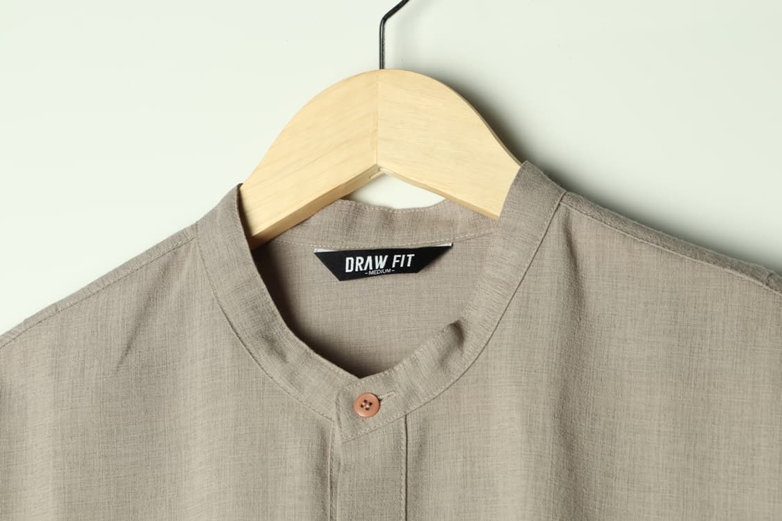 (M-XL) 드로우핏 셔츠 남방 차이나카라 오리엔탈 린넨 마-H31861 상품이미지5