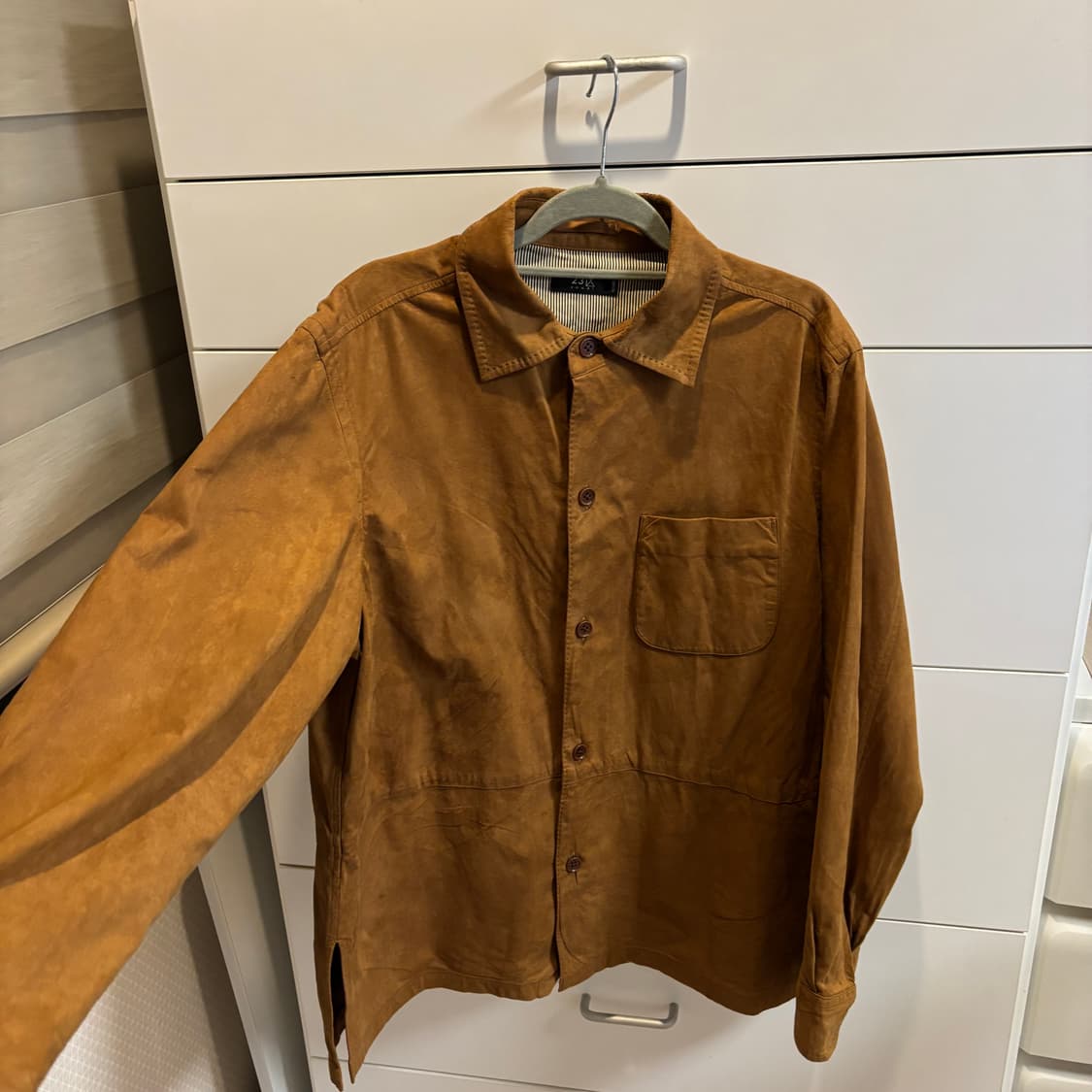 23区 HOMME 스웨이드 셔츠 자켓 상품이미지4