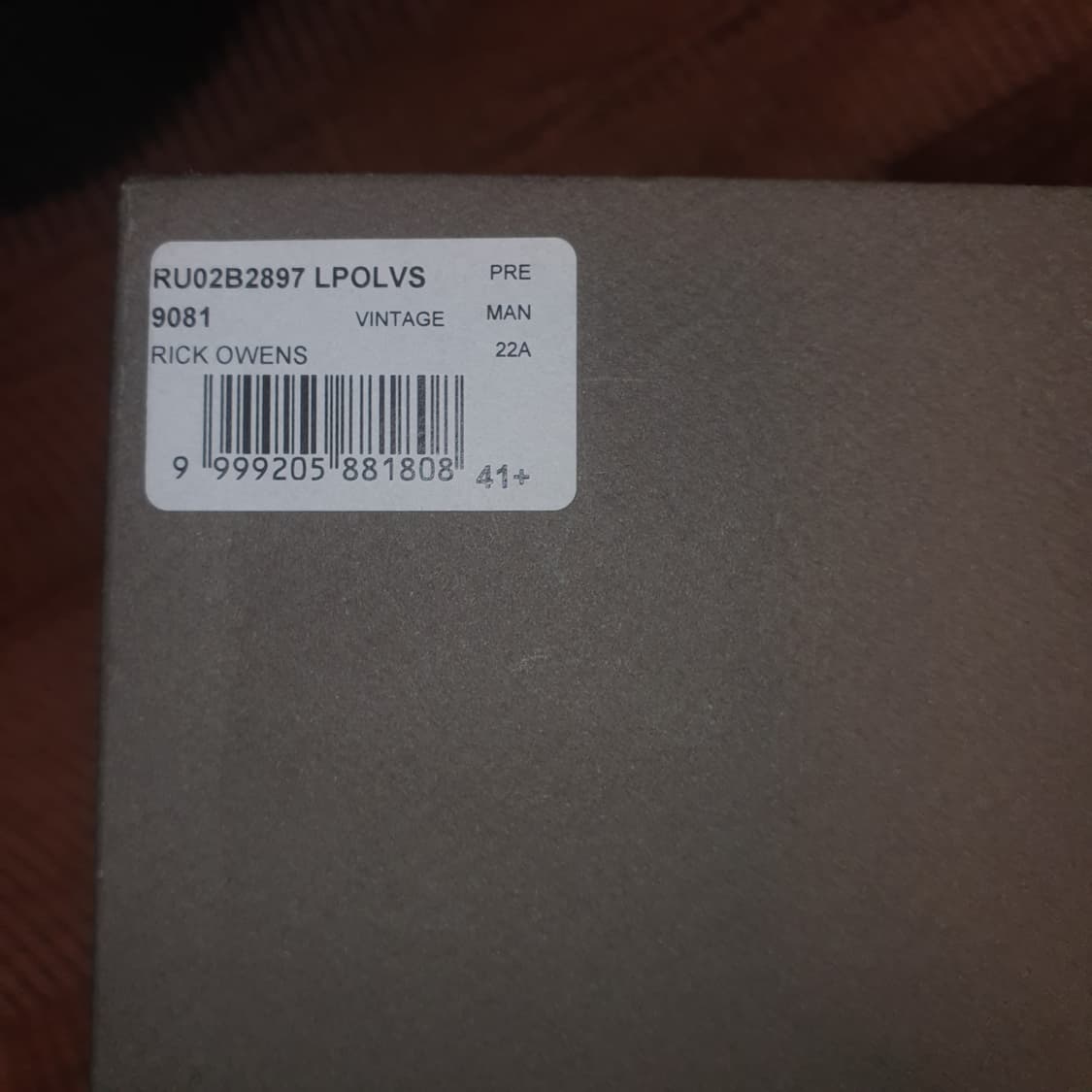 릭오웬스 빈티지 스니커즈 41.5 상품이미지7