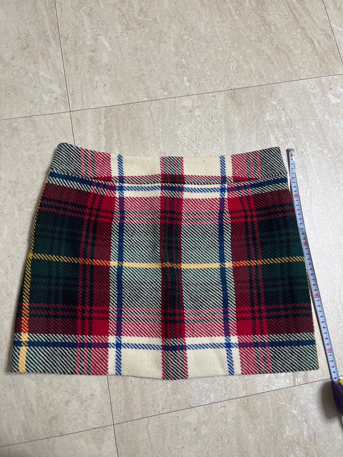 Jcrew 제이크루 체크 울 스커트 상품이미지1