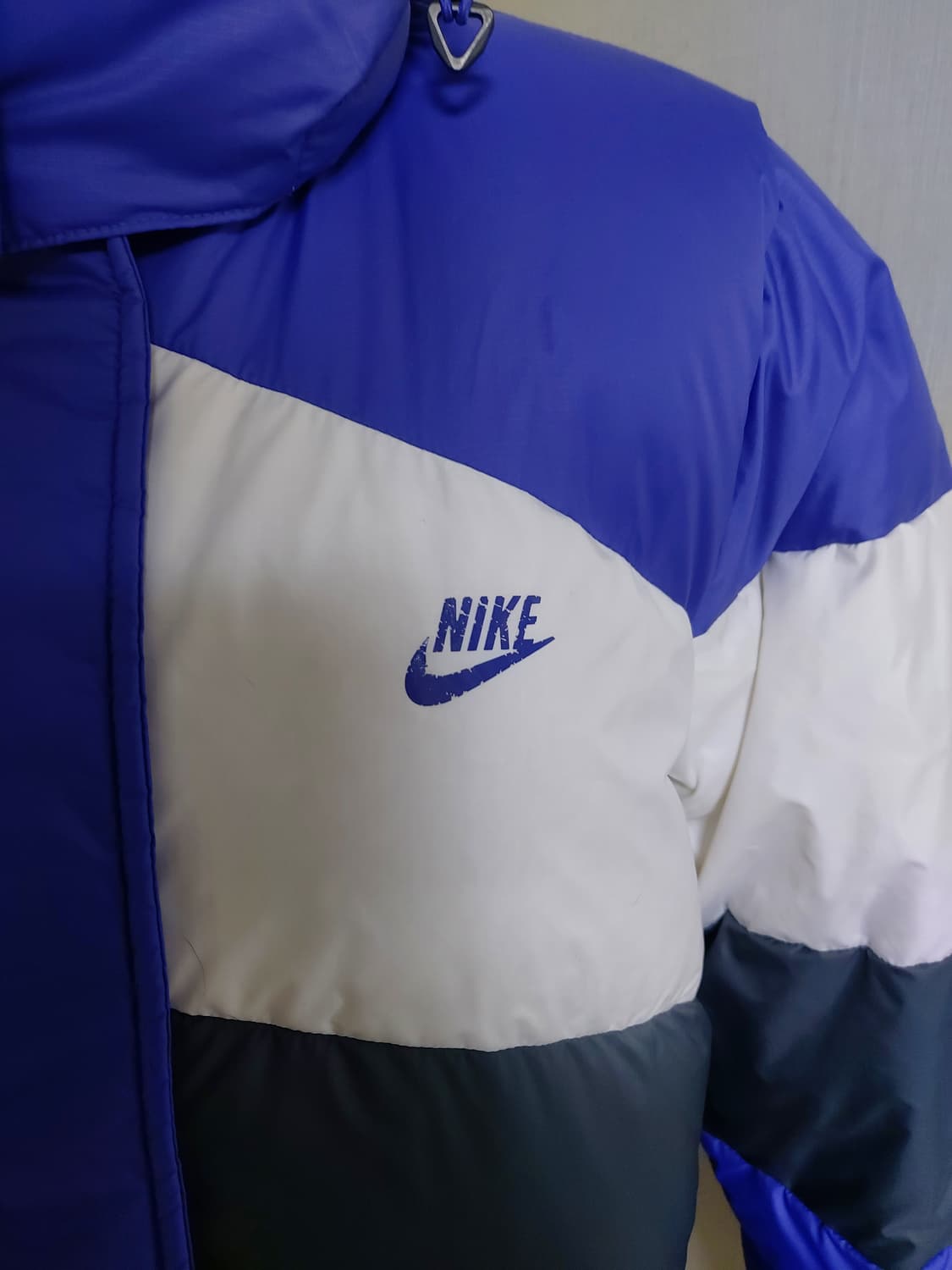 나이키 여성 컬러블록 후드 다운 패딩 (L)  상품이미지10