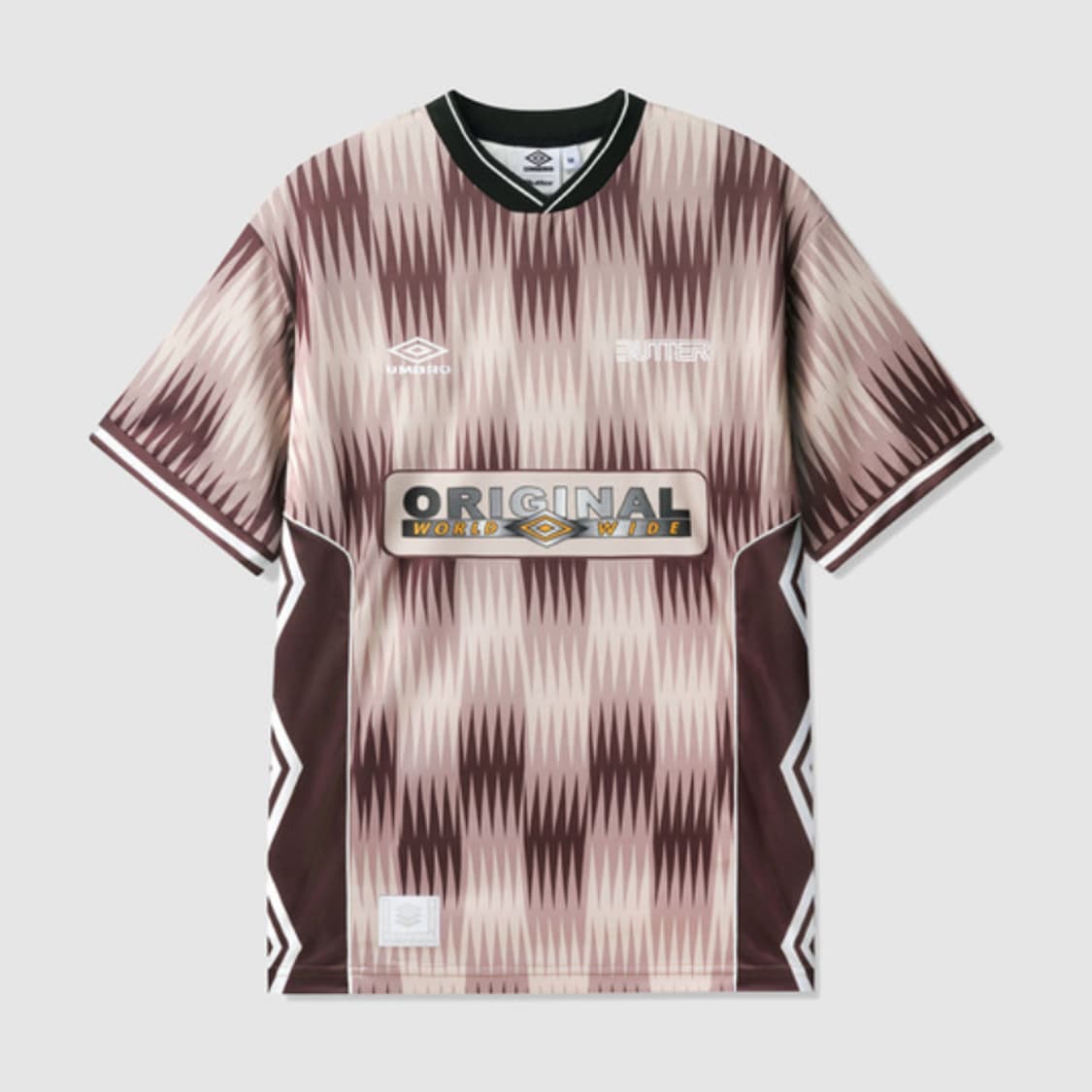 엄브로 x 버터굿즈 Butter goods 반팔 옵티컬 져지 저지 L 상품이미지1