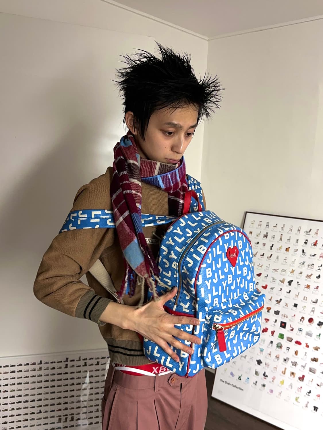 Arnold Farmer 플레이드 체크 머플러 상품이미지6