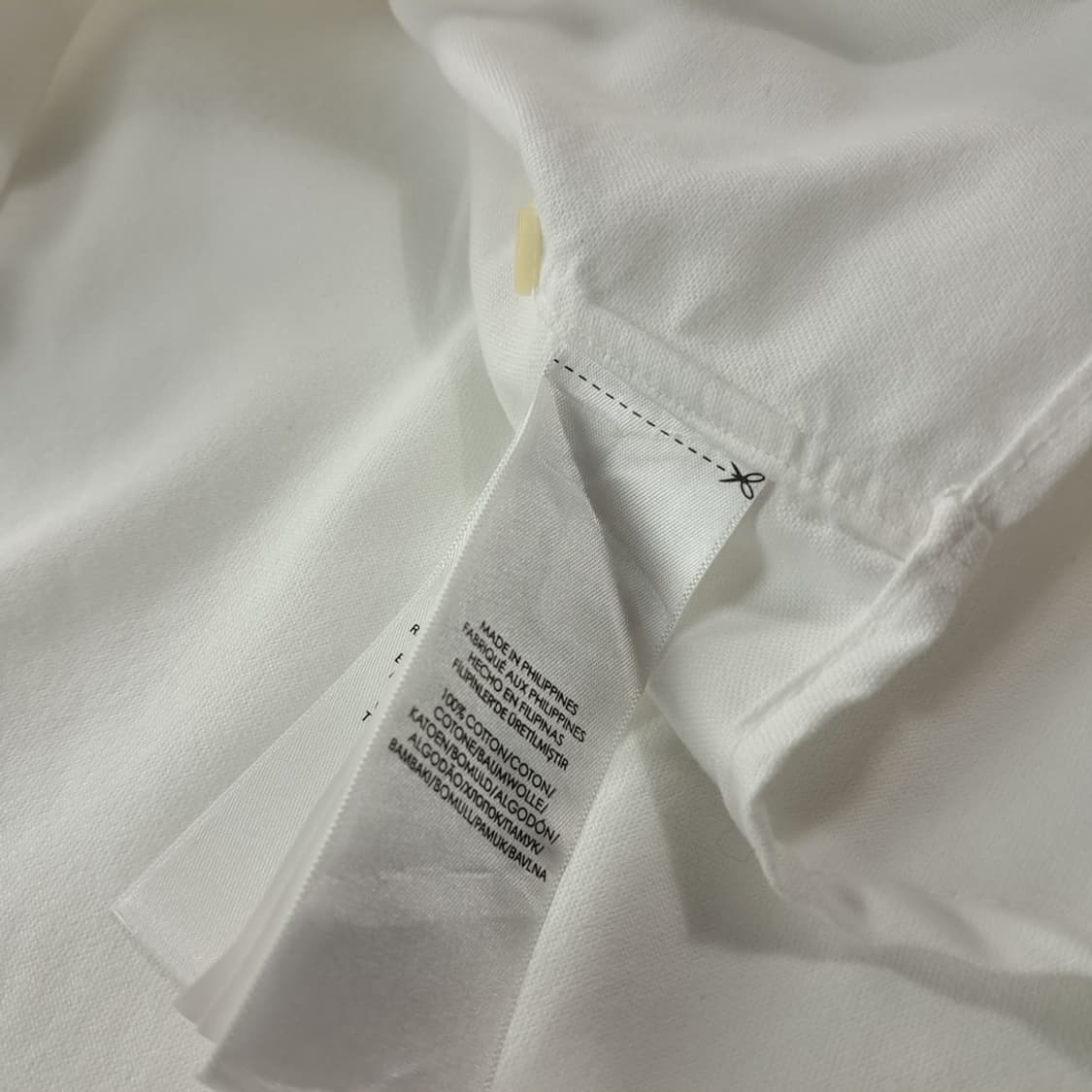 CJ268 2XL 폴로 화이트 셔츠 남방 상품이미지5