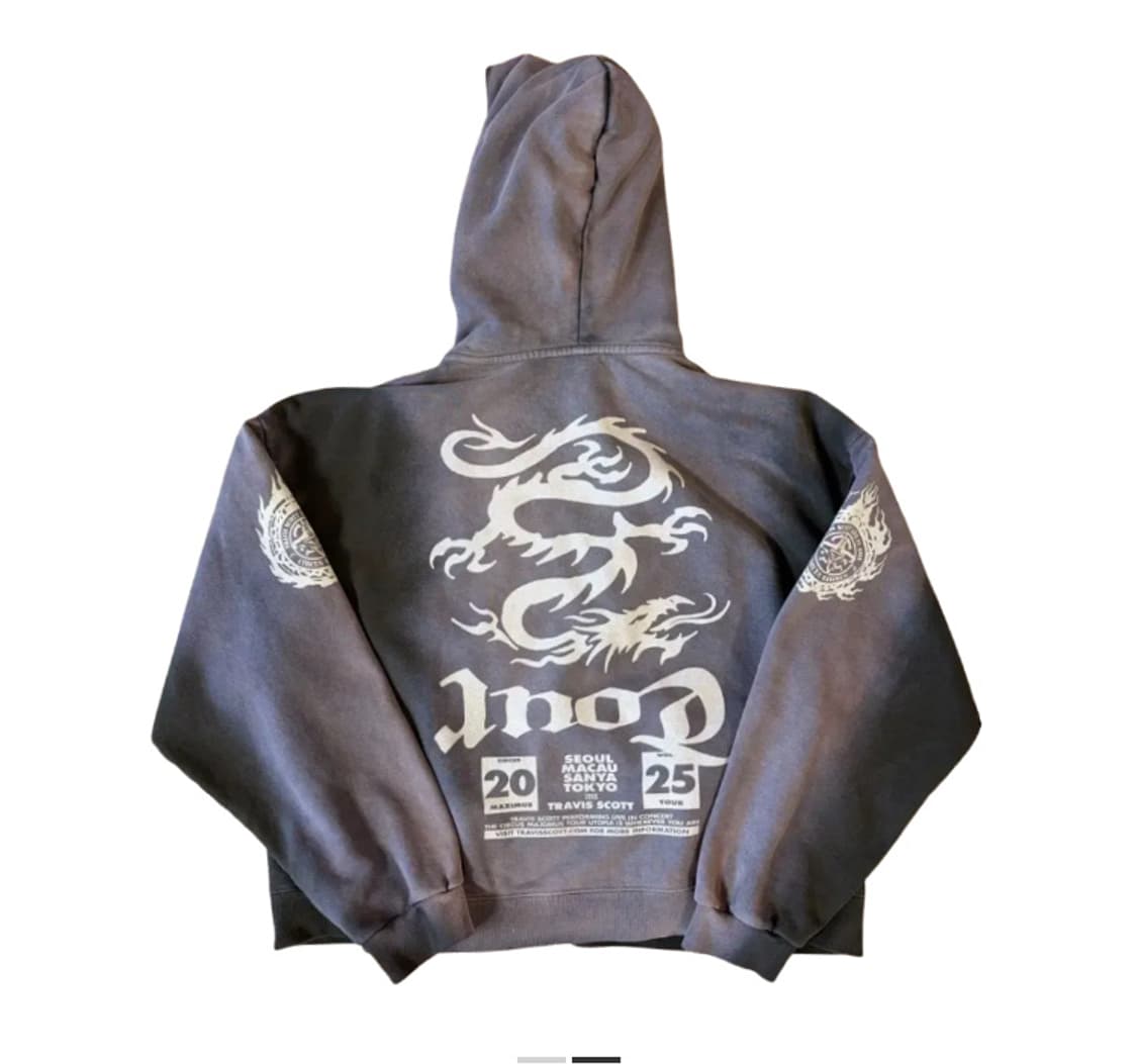 트레비스 스캇 내한 후드집업 상품이미지2