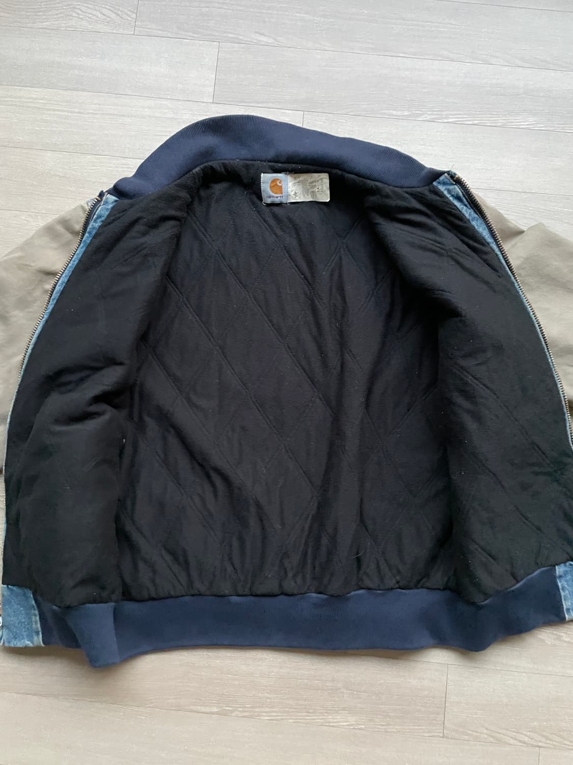 90s 칼하트 산타페 JQ0198 데님 워크 자켓 상품이미지6