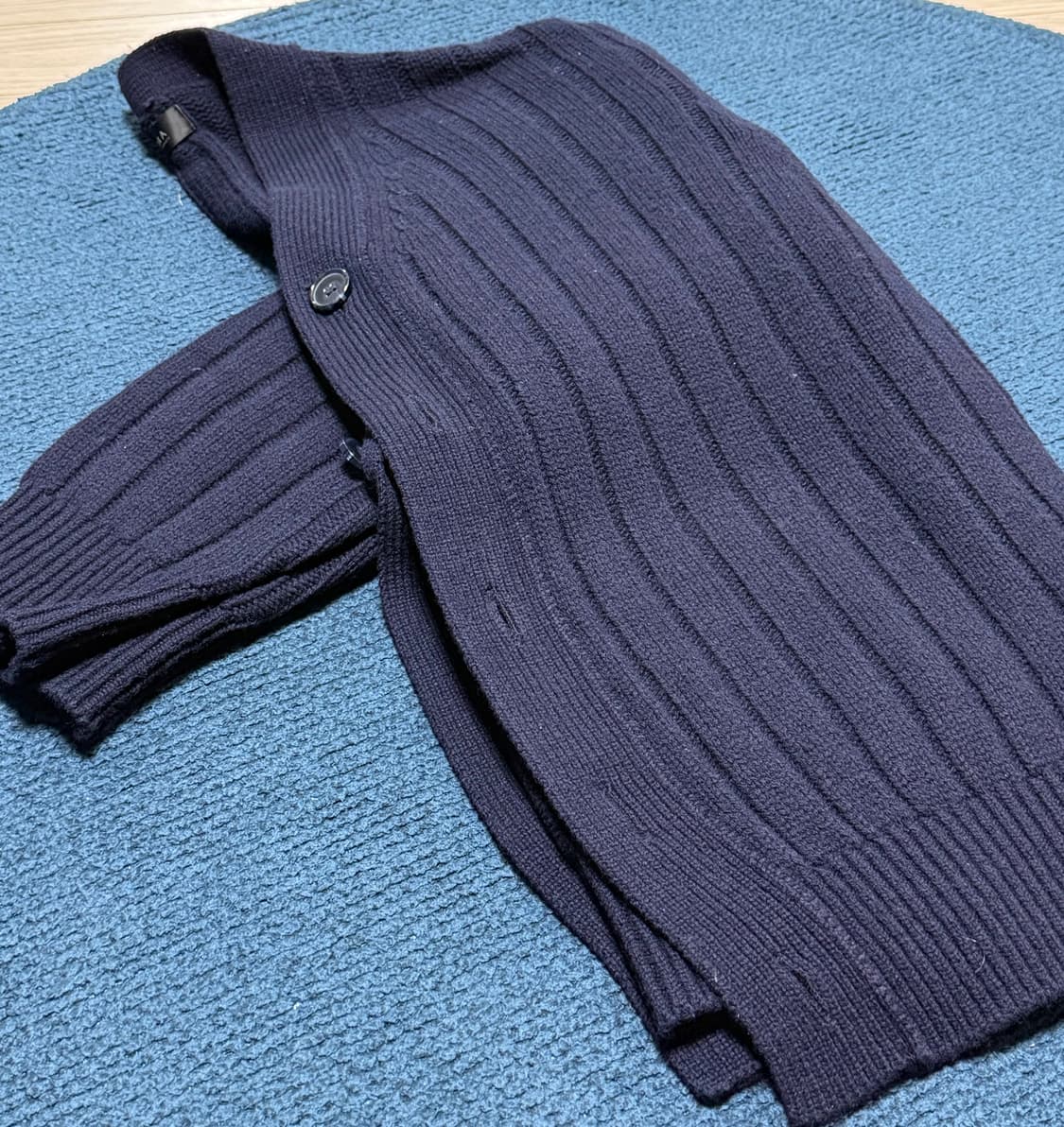 [48] 모마디자인 크롭가디건 네이비 상품이미지2