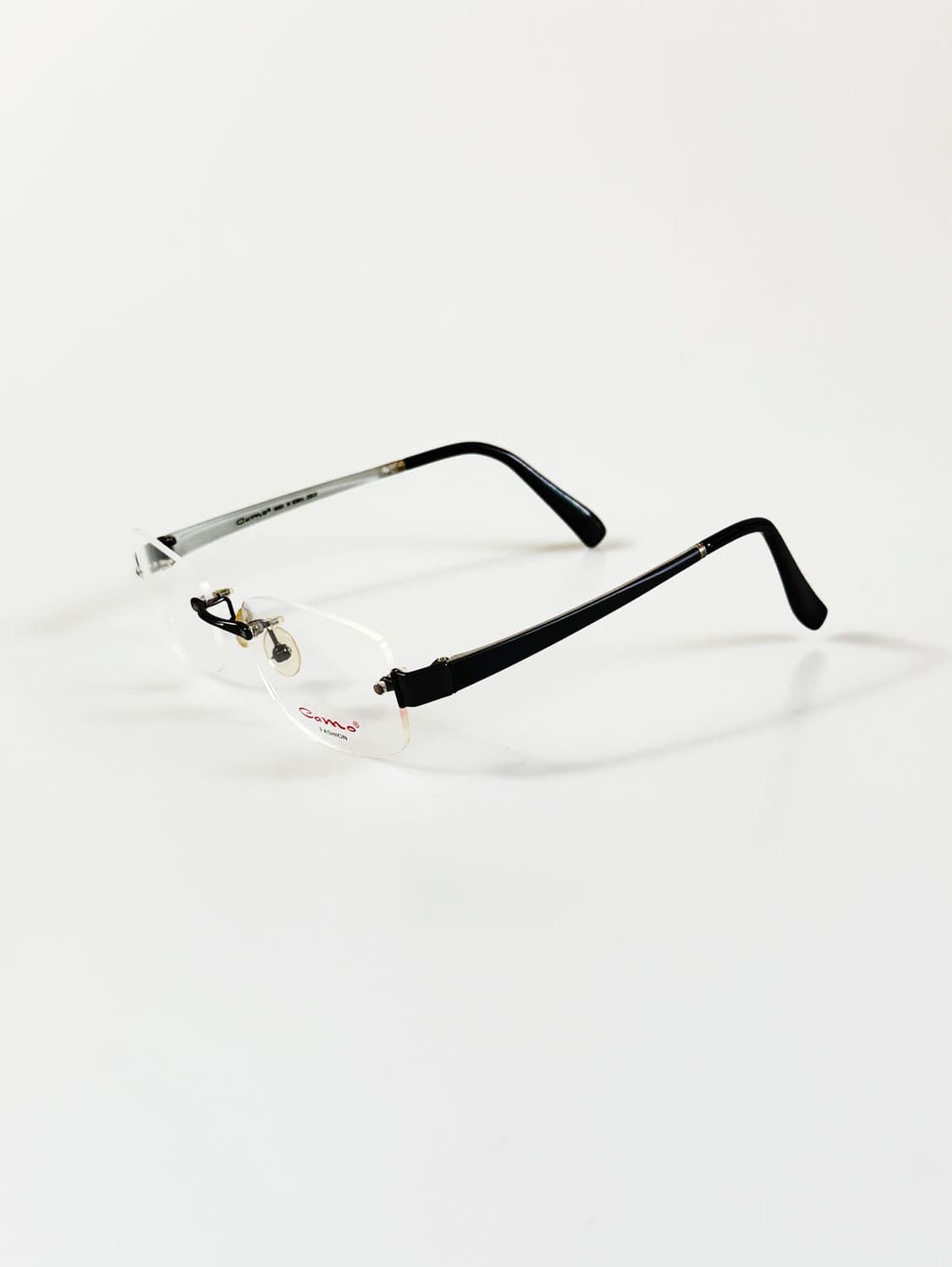 CAMO 무테 스퀘어 티타늄 톤 메탈 빈티지 안경 상품이미지3