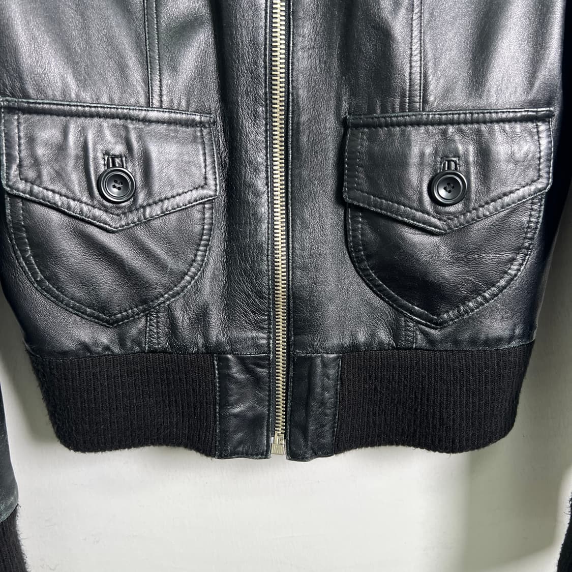 VTG 빈티지 양가죽 봄버 자켓 44 상품이미지5