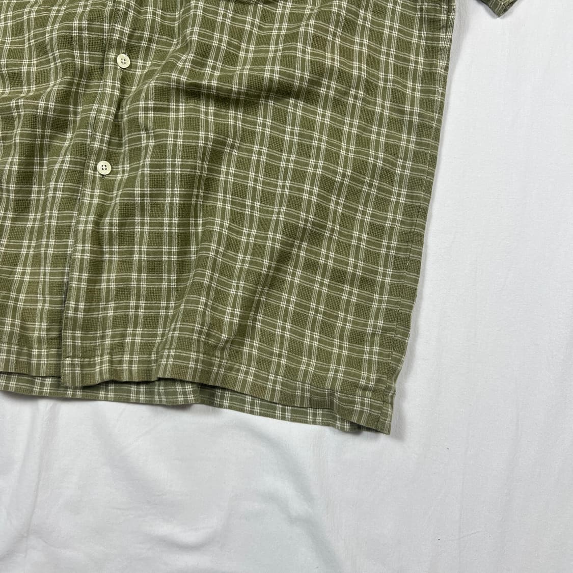 90‘s 스투시 stussy 포켓 체크 반팔셔츠 남방 상품이미지6